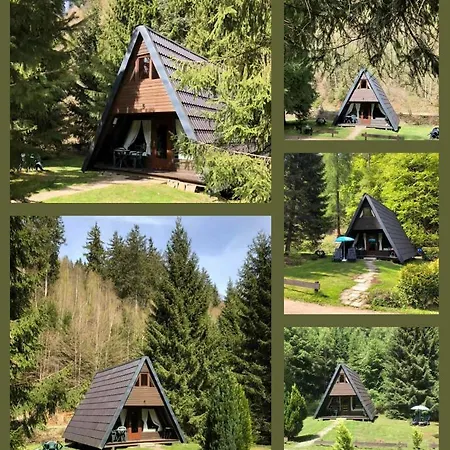 펜션 Ferienhaeuser Am Waldschloesschen *